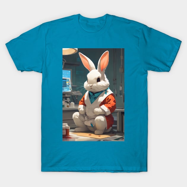 Doctor bunny rabbit T-Shirt by Spaceboyishere